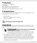 Preview for 24 page of Auriol 353041 2007 Operation And Safety Notes