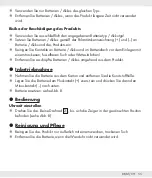 Preview for 54 page of Auriol 353041 2007 Operation And Safety Notes