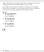 Preview for 57 page of Auriol 353041 2007 Operation And Safety Notes