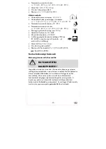 Предварительный просмотр 25 страницы Auriol 354196 2010 Usage And Safety Instructions