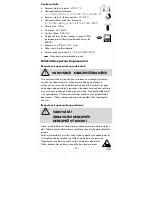 Предварительный просмотр 63 страницы Auriol 354196 2010 Usage And Safety Instructions