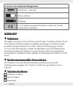 Предварительный просмотр 5 страницы Auriol 385537 2107 Operation And Safety Notes