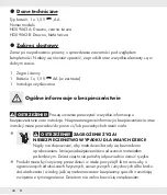 Предварительный просмотр 39 страницы Auriol 385537 2107 Operation And Safety Notes