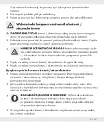 Предварительный просмотр 40 страницы Auriol 385537 2107 Operation And Safety Notes