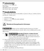 Предварительный просмотр 47 страницы Auriol 385537 2107 Operation And Safety Notes