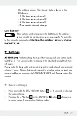 Предварительный просмотр 21 страницы Auriol 60107 Operation And Safety Notes