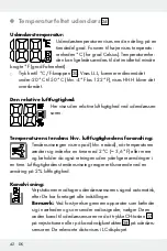 Предварительный просмотр 42 страницы Auriol 60107 Operation And Safety Notes