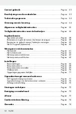 Предварительный просмотр 52 страницы Auriol 60107 Operation And Safety Notes