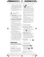 Предварительный просмотр 6 страницы Auriol 79210 Operation And Safety Notes