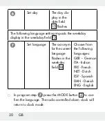 Предварительный просмотр 20 страницы Auriol 88977 Operation And Safety Notes