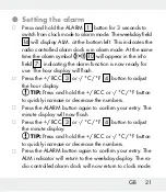 Предварительный просмотр 21 страницы Auriol 88977 Operation And Safety Notes