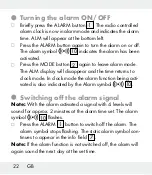 Предварительный просмотр 22 страницы Auriol 88977 Operation And Safety Notes