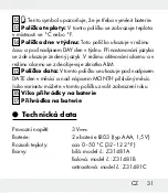 Предварительный просмотр 31 страницы Auriol 88977 Operation And Safety Notes