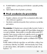 Предварительный просмотр 55 страницы Auriol 88977 Operation And Safety Notes