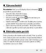 Предварительный просмотр 65 страницы Auriol 88977 Operation And Safety Notes