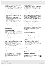 Предварительный просмотр 12 страницы Auriol 92025 Operation And Safety Notes