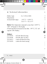 Предварительный просмотр 10 страницы Auriol 96487 Operation And Safety Notes