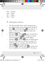 Предварительный просмотр 19 страницы Auriol 96487 Operation And Safety Notes