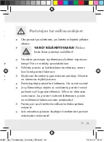 Предварительный просмотр 33 страницы Auriol 96487 Operation And Safety Notes