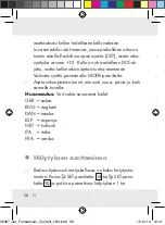 Предварительный просмотр 38 страницы Auriol 96487 Operation And Safety Notes