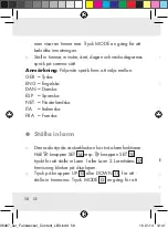 Предварительный просмотр 58 страницы Auriol 96487 Operation And Safety Notes