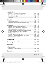 Предварительный просмотр 85 страницы Auriol 96487 Operation And Safety Notes