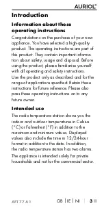 Preview for 7 page of Auriol AFT 77 A1 Operating Instructions Manual