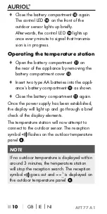 Preview for 14 page of Auriol AFT 77 A1 Operating Instructions Manual