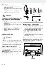 Предварительный просмотр 8 страницы Auriol H13726 Operation And Safety Notes