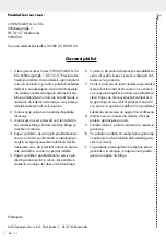 Предварительный просмотр 66 страницы Auriol H13726 Operation And Safety Notes