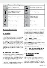 Предварительный просмотр 109 страницы Auriol H13726 Operation And Safety Notes