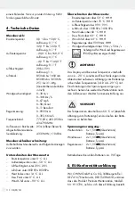 Предварительный просмотр 110 страницы Auriol H13726 Operation And Safety Notes