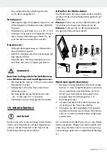 Предварительный просмотр 113 страницы Auriol H13726 Operation And Safety Notes