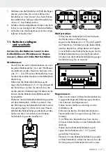 Предварительный просмотр 115 страницы Auriol H13726 Operation And Safety Notes