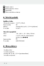 Предварительный просмотр 52 страницы Auriol H14371 Operation And Safety Notes