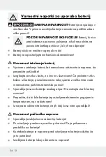 Предварительный просмотр 54 страницы Auriol H14371 Operation And Safety Notes