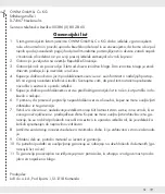 Предварительный просмотр 18 страницы Auriol HG00041A Operation And Safety Notes