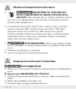 Предварительный просмотр 25 страницы Auriol HG00041A Operation And Safety Notes