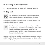 Preview for 10 page of Auriol HG00079A Operation And Safety Notes