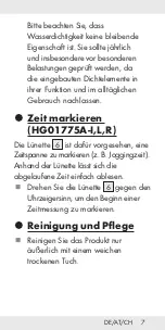 Preview for 8 page of Auriol HG01775A Operation And Safety Notes