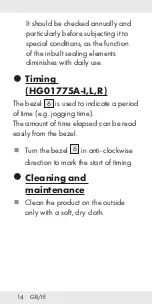 Preview for 15 page of Auriol HG01775A Operation And Safety Notes