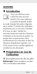 Preview for 20 page of Auriol HG01775A Operation And Safety Notes