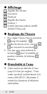 Preview for 21 page of Auriol HG01775A Operation And Safety Notes