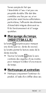 Preview for 22 page of Auriol HG01775A Operation And Safety Notes