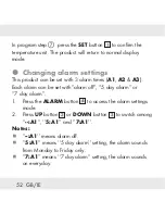 Preview for 54 page of Auriol HG02918A Operation And Safety Notes