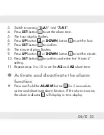 Preview for 55 page of Auriol HG02918A Operation And Safety Notes