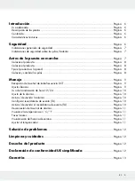 Предварительный просмотр 5 страницы Auriol HG04706A Operation And Safety Notes