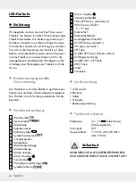 Предварительный просмотр 42 страницы Auriol HG04706A Operation And Safety Notes