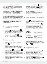 Preview for 46 page of Auriol HG04706A Operation And Safety Notes