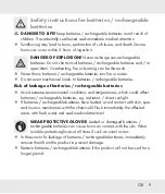 Предварительный просмотр 9 страницы Auriol HG06544A Operation And Safety Notes